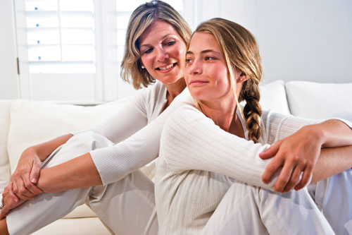 Mom shows confidence in daughter